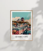 Çerçevesiz Poster Tarihi Quebec Şehir Baskısı thumbnail 6