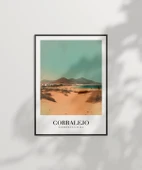 Çerçevesiz Poster Corralejo Plaj Manzarası ve Doğa thumbnail 6