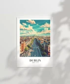 Çerçevesiz Poster Grafton Caddesi Manzarası thumbnail 2