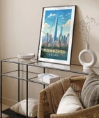 Çerçevesiz Poster İhtişamlı Guangzhou Gökdelenleri thumbnail 4