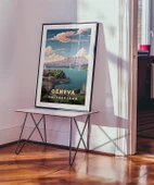 Çerçevesiz Poster Alplerin Gölgesinde Cenevre thumbnail 4