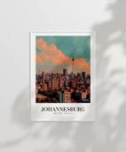 Çerçevesiz Poster Johannesburg Güney Afrika Seyahat thumbnail 2