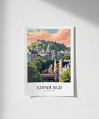 Çerçevesiz Poster Edinburgh'un Tarihi Tepeleri thumbnail 1