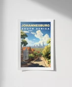 Çerçevesiz Poster Güney Afrika'nın Kalbi Johannesburg thumbnail 1