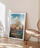 Çerçevesiz Poster Marsilya'nın Tarihi ve Deniz Estetiği thumbnail 5