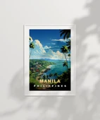Çerçevesiz Poster Manila Tropik Sahil Manzarası thumbnail 2