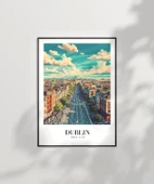 Çerçevesiz Poster Grafton Caddesi Manzarası thumbnail 7