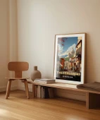 Çerçevesiz Poster Thessaloniki Tarihi Sokak Manzarası thumbnail 3