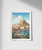 Çerçevesiz Poster Marsilya'nın Tarihi ve Deniz Estetiği thumbnail 1