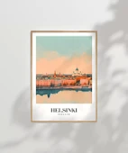 Çerçevesiz Poster Helsinki'nin Serin Sularında thumbnail 1