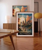 Çerçevesiz Poster Nehrin ve Güneşin Şehri - 5