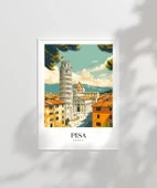 Çerçevesiz Poster Toskana’nın İncisi Pisa thumbnail 2