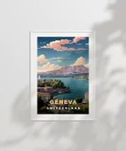 Çerçevesiz Poster Alplerin Gölgesinde Cenevre thumbnail 2