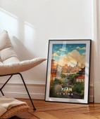 Çerçevesiz Poster Xi'an Tarihi ve Modern Perspektif Sanatsal thumbnail 4