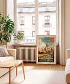 Çerçevesiz Poster Washington D.C. Capitol Sanatsal thumbnail 3