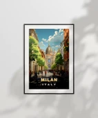 Çerçevesiz Poster İtalya'nın Modası thumbnail 7