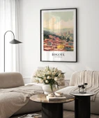 Çerçevesiz Poster Bogotá'nın Renkli Çatıları thumbnail 5