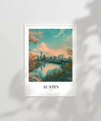 Çerçevesiz Poster Doğa ve Şehir Arasında thumbnail 2