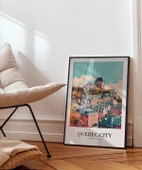 Çerçevesiz Poster Tarihi Quebec Şehir Baskısı thumbnail 3