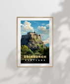 Çerçevesiz Poster Edinburgh Manzarası thumbnail 7