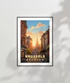 Çerçevesiz Poster Gün Batımında Zarafet thumbnail 7