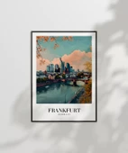 Çerçevesiz Poster Frankfurt Vintage thumbnail 7