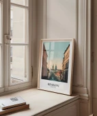 Çerçevesiz Poster Krakow Tarihi Sokakları ve Silüeti i thumbnail 4