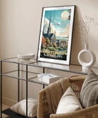 Çerçevesiz Poster Gotik Zarafetin Yeşil Diyarı thumbnail 4