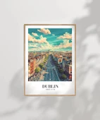 Çerçevesiz Poster Grafton Caddesi Manzarası thumbnail 6