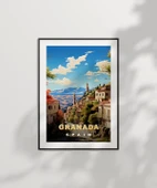 Çerçevesiz Poster Granada'nın Gizemli Güzelliği thumbnail 6