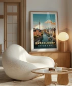 Çerçevesiz Poster Düsseldorf Almanya thumbnail 5