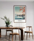 Çerçevesiz Poster Alplerin ve Gölün Zarafeti - 5