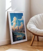 Çerçevesiz Poster Dubai Burj Khalifa Kulesi thumbnail 3