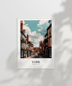 Çerçevesiz Poster York Tarihi Sokakları thumbnail 2