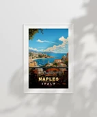 Çerçevesiz Poster Napoli'nin Tarihi Sokakları thumbnail 2