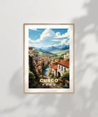 Çerçevesiz Poster And Dağlarının Kalbinde Cusco - 6