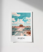 Çerçevesiz Poster Pekin'in Tarihi Kapısı thumbnail 1