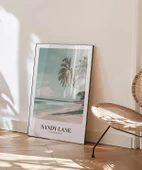 Çerçevesiz Poster Sandy Lane Barbados Tropik Sahil thumbnail 4