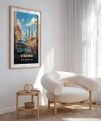 Çerçevesiz Poster Viyana’nın Tarihi Sokakları ile Sanat thumbnail 3