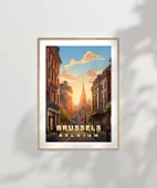 Çerçevesiz Poster Gün Batımında Zarafet thumbnail 6