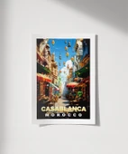 Çerçevesiz Poster Fas'ın Renkli Sokakları thumbnail 7