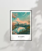 Çerçevesiz Poster Doğa ve Şehir Arasında thumbnail 6