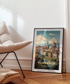 Çerçevesiz Poster Floransa Katedrali ve Şehir Manzarası " thumbnail 3