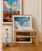 Çerçevesiz Poster Vancouver ve Sonbahar Renkleri Şehir thumbnail 5