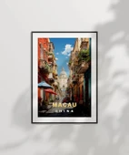 Çerçevesiz Poster Kopenhag Şehir Manzarası ve Refleksiyon thumbnail 6