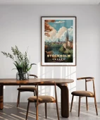Çerçevesiz Poster Stockholm Şehir Manzarası thumbnail 4