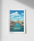 Çerçevesiz Poster Zadar Hırvatistan Kıyı Manzarası thumbnail 1