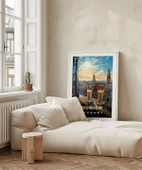 Çerçevesiz Poster Münih'in İkonik Kuleleri thumbnail 5