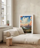 Çerçevesiz Poster Kuala Lumpur Şehir Silüeti thumbnail 4