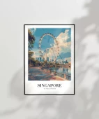 Çerçevesiz Poster Marina Bay'ın Parlak Yüzü thumbnail 6